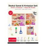 Lets İlkokul Sanat Kırtasiye Seti (Akrilik + Guaj + Boya Kalemi + Keçeli Kalem + Makas + Yapıştırıcı)