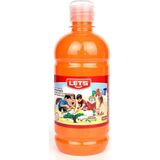 lets l-5102 guaj boya plastik şişe turuncu 500 ml. - Yok