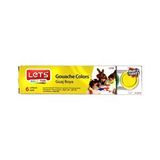 Let's Lets 6 Renk Guaj Boya 6x25 Ml Çok Renkli