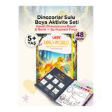Lets Let’s Dino World Sulu Boya Boyama Kitabı & Aktivite Seti