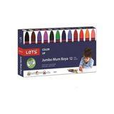 Let's Lets Jumbo Mum Boya KARTON Kutu 12 Renk L-6512