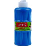 Let's Lets Mavi Parmak Boyası 250 ml Kolay Temizlenebilir Eğlenceli Sanat Deneyimi