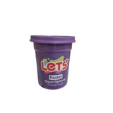 Lets Oyun Hamuru Tek Renk Pastel Mor 110 G 2040.12253