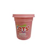 Lets Oyun Hamuru Tek Renk Pastel Pembe 110 G