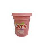 Lets Oyun Hamuru Tek Renk Pastel Pembe 110 Gram