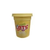 Lets Oyun Hamuru Tek Renk Pastel Sarı110 G
