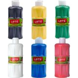Let's Parmak Boyası 6lı Set 500 ml Renkli Boyalar 0-3 Yaş Çocuklar İçin Eğlenceli