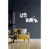 Let's Rock Ahşap Duvar Dekorasyon Ürünü