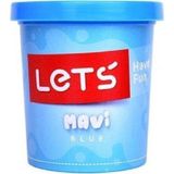 Lets Tek Renk Oyun Hamuru Mavi 115 Gram L8440-3 (24 Lü Paket)