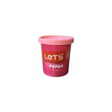 Lets Tek Renk Oyun Hamuru Pembe 115 Gram L8440-7 (24 Lü Paket)