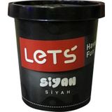Lets Tek Renk Oyun Hamuru Siyah 115 Gram L8440-10 (24 Lü Paket)