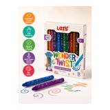 Let's Wonder Twist Çevirmeli Mum Boya 12 Renk