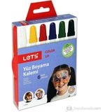 Lets Yüz Boyama Kalemi 6'lı Set - Karışık Renkler, Kolay Kullanım, L-6806