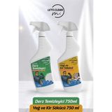 letsClean Derz Temizleyici ve Yağ Sökücü Yoğun Etkili Temizlik Paketi 750 ml + 750 ml