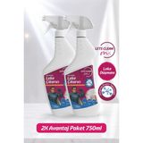 letsClean Profesyonel Leke Çıkarıcı Sprey Zorlu Lekeler İçin Güçlü Temizlik - 2x750 ml - 1,5 lt