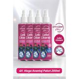 letsClean Profesyonel Leke Çıkarıcı Sprey Zorlu Lekeler İçin Güçlü Temizlik - 4x200 ml - 800 ml
