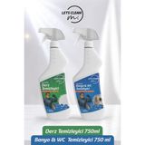 letsClean Ultra Güçlü Fayans Derz Temizleyici ve Banyo Temizlik Seti 750 ml + 750 ml