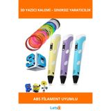 Letsii 3 Boyutlu Yazıcı Kalemi 1.75mm PLA/ABS Filament ile Güvenli Tasarım