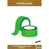 Letsii 4 Metre Fosforlu Güvenlik Şeridi Bant - Çok Renkli - Tek Ebat
