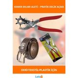 Letsii 6 Uçlu Metal Kemer Delme Pensesi - Çok Renkli