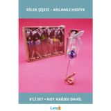 Letsii 6'lı Şık Dilek Şişesi Hediye Seti