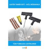 Letsii Acil Durum Lastik Tamir Seti 3 Adet Fitil ile Kolay Kullanım