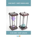 Letsii Ahşap Kum Saati 10 Dakika Şık Zaman Ölçer
