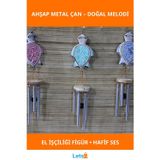 Letsii Ahşap ve Metal Rüzgar Çanı Kaplumbağa Figürlü Dekoratif Aksesuar
