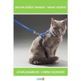 Letsii Ayarlanabilir Kedi Boyun ve Göğüs Tasması Rahat ve Güvenli