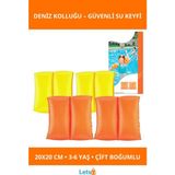 Letsii Çift Boğumlu Renkli Çocuk Deniz Kolluğu (3 6 Yaş) - Çok Renkli - Deniz & Plaj Malzemeleri