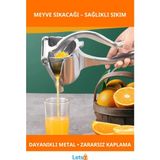 Letsii Dayanıklı Metal Narenciye Meyve Sıkacağı