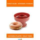 Letsii Dayanıklı Pratik Donut Kalıbı Taze Ve Lezzetli Donutlar İçin