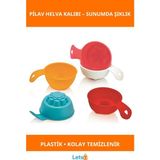 Letsii Dayanıklı Sağlıklı Plastik Pilav ve Helva Kalıbı