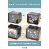 Letsii Demon Slayer Temalı Ahşap Müzik Kutusu 6x6 cm