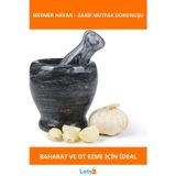Letsii Doğal Cilalı Mermer Havan Zarif Mutfak Aksesuarı