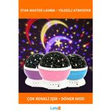 Letsii Dönen Çok Renkli Star Master Projektör Gece Lambası