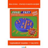 Letsii Eğlenceli Tahta Oyun Zeka Geliştirici Solo Test - Eğitici Oyuncak