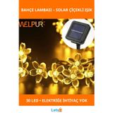 Letsii Güneş Enerjili 30 LED Çiçekli Bahçe Lambası