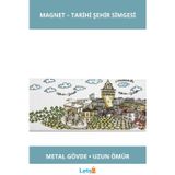 Letsii İstanbul Temalı Modern Metal Buzdolabı Magneti