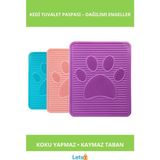 Letsii Kaliteli Plastik Kedi Tuvalet Paspası 51,5 x 42,5 cm Koku Yapmaz - Renkli