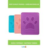 Letsii Kaliteli Plastik Kedi Tuvalet Paspası 51,5 x 42,5 cm Koku Yapmaz