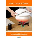 Letsii Katlanabilir Isıya Dayanıklı Modern Nihale