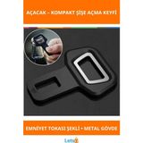 Letsii Kemer Tokası Tasarımlı Pratik Açacak 2 Adet - Çok Renkli - Standart