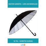 Letsii Lüks Dayanıklı Goretex 16 Telli Baston Şemsiye