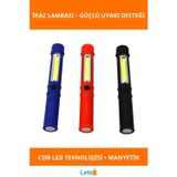 Letsii Manyetik Tabanlı Kalem Tipi El Feneri COB LED Aydınlatma