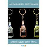 Letsii Metal Ayasofya Anahtarlık ve Şişe Açacak Nazarlık Detaylı