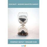 Letsii Mıknatıslı Kum Saati Modern Dekoratif Aksesuar