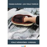 Letsii Nano Teknoloji Yünlü Hassas Temizlik Eldiveni 17CM x 24CM - otomobil süngeri - çok renkli