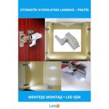 Letsii Otomatik Sensörlü LED Dolap İçi Aydınlatma Lambası