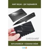 Letsii Paslanmaz Çelik Kredi Kartı Şeklinde Taşınabilir Kart Bıçak